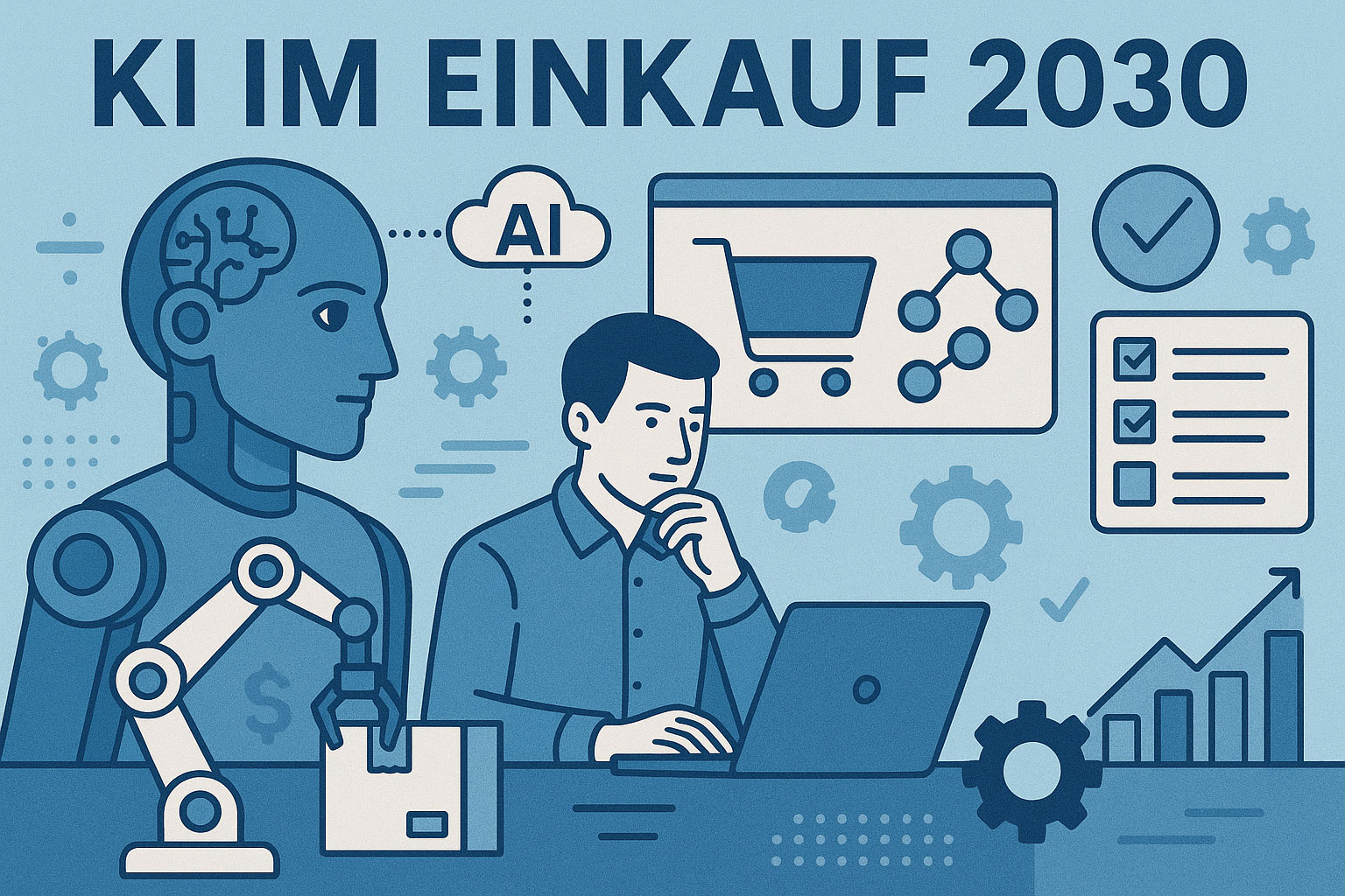 KI im Einkauf 2030: Die Zukunft der Beschaffung schon heute gestalten KI im Einkauf 2030