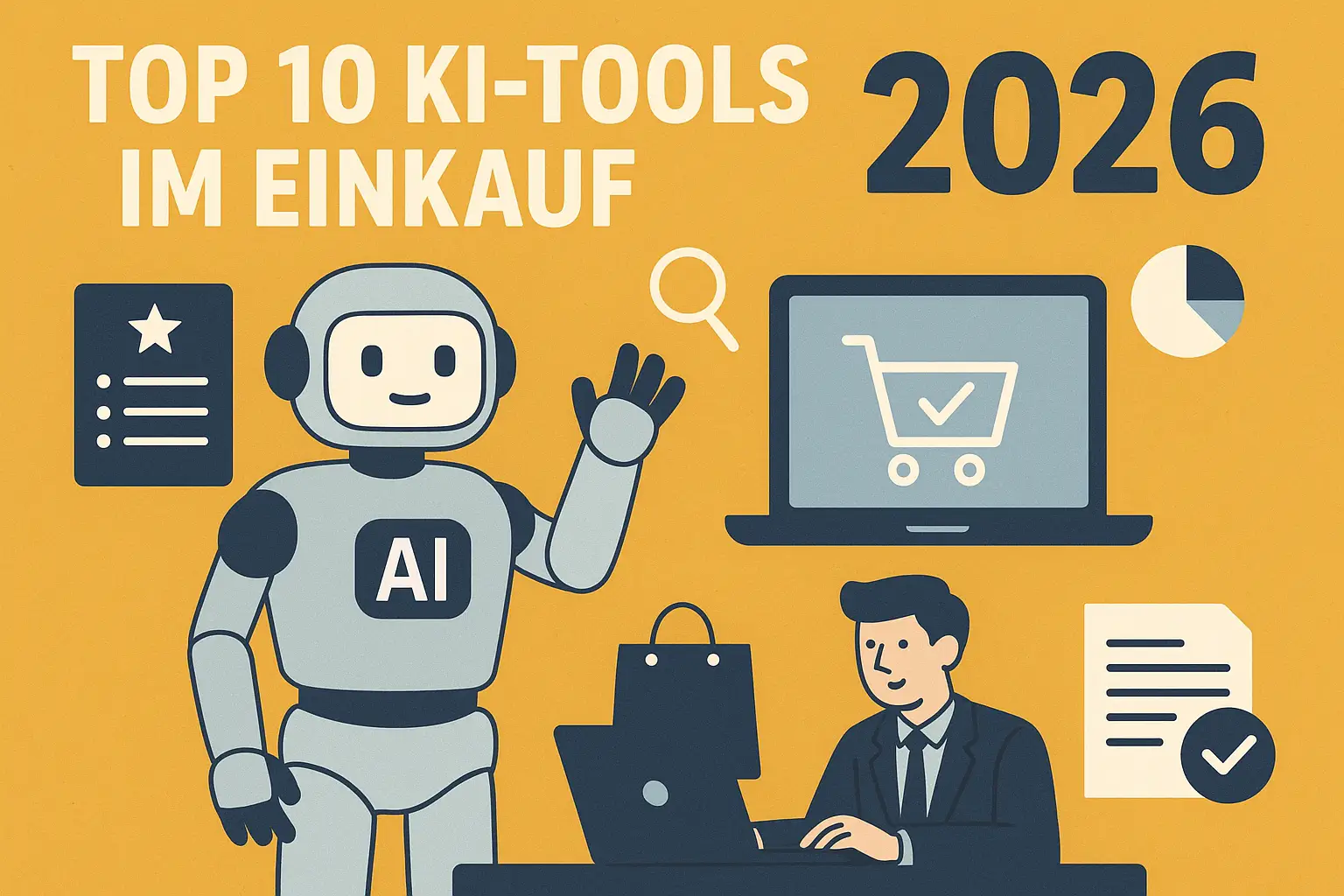 Top 10 KI-Tools im Einkauf 2026 - Ratgeber 🚀 Top 10 KI-Tools im Einkauf 2026