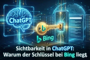 Sichtbarkeit in ChatGPT durch Bing