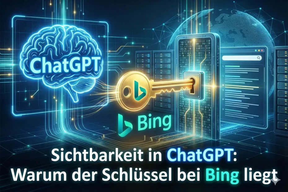 Sichtbarkeit in ChatGPT durch Bing